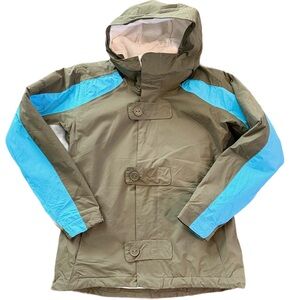 Women's Ski & Snow Jacket in Brown and Blue